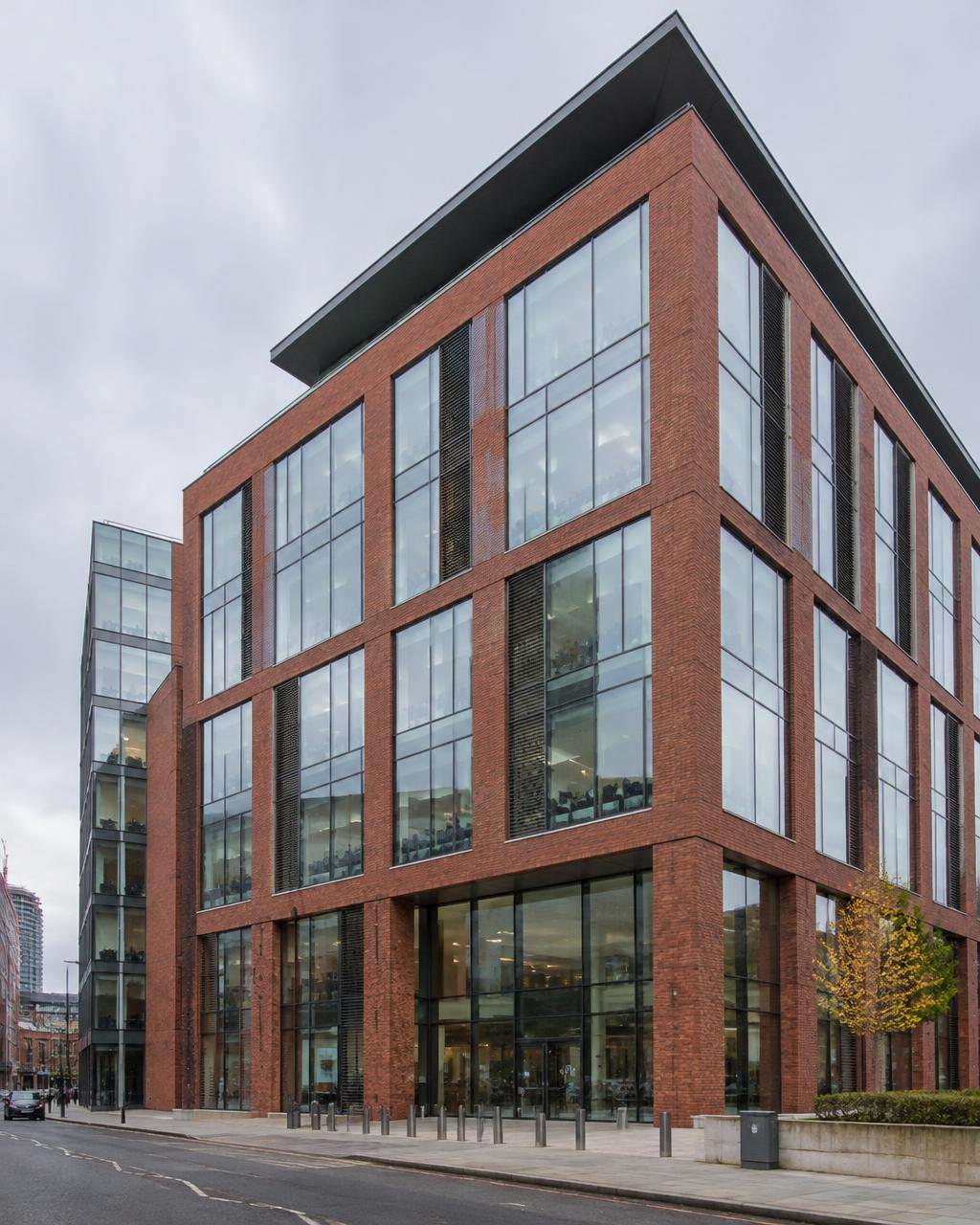 Modern office building in Manchester city centre